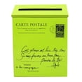 thumbnail image 1 of jifeng Vintage Galvanized Post Mailbox Letterbox Postbox Newspaper Case Box Green, 1 of 5