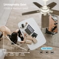 thumbnail image 4 of Vagizm 36 Pulgadas Blanco Mate Moderno LED Downrod Mount Techo Interior Fan, 4 of 7