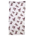 thumbnail image 1 of Cortina transparente para ventana con estampado de rosas románticas de 1x2m para hogar, Hotel, balcón decorativo, cortina transparente (púrpura), 1 of 8