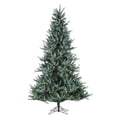 thumbnail image 1 of Vickerman 14521 - 7.5' x 57" Tiffany Spruce 500 Frosted Warm White Italian LED Lights Christmas Tree (A881176LED), 1 of 1