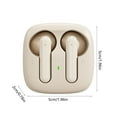 thumbnail image 3 of Wireless Earbuds, Bluetooth 5.3 Headphones HiFi Stereo, Bluetooth Earbuds with ENC Noise Cancelling Mic, IP7 Waterproof in Ear Earphones, 48H, LED Display Ear buds for Pad Phones Workout Sports,Beige, 3 of 6