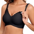thumbnail image 1 of Sujetadores de lactancia ProKloud Seamless Supportive Maternity Black, 1 of 6