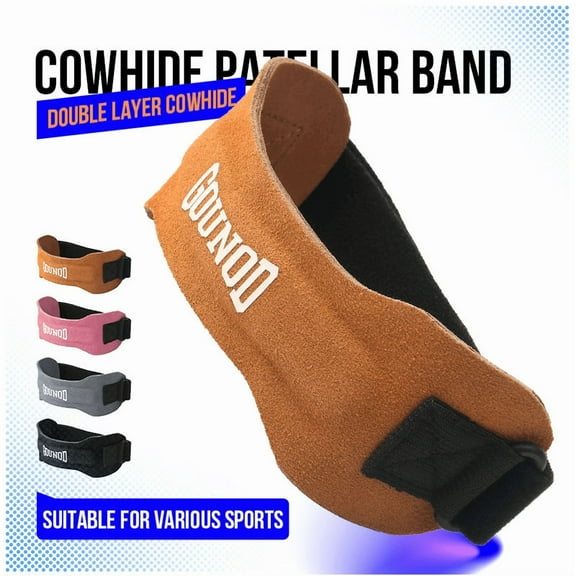 GOUNOD 2 pack Knee Pain Relief & Patella Stabilizer Knee Strap,Patellar Tendon Support Strap,Knee Brace for Soccer Running Hiking