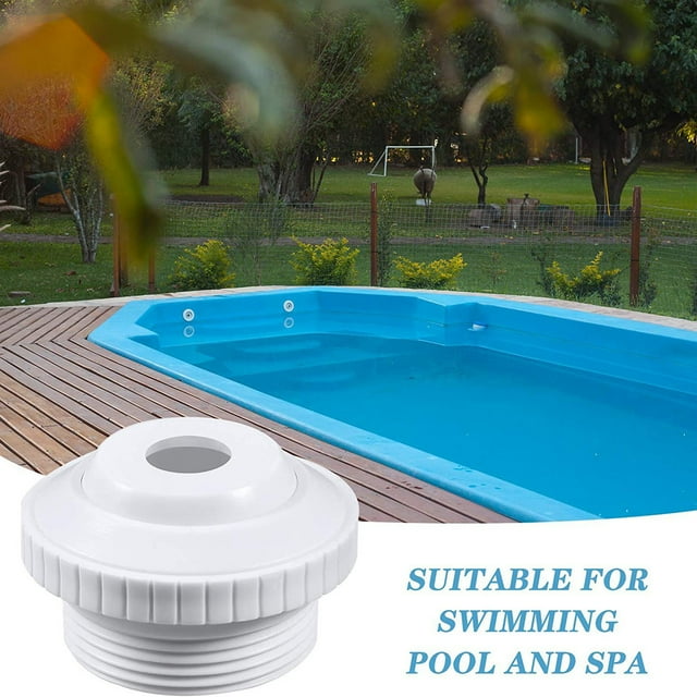 YAOMOBB Hot Tub Return Jet 2Pcs Pool Jet Nozzle 1 5 Inches Thread Ring Directional Flow Inlet Jet for Swimming Pool Cleaning