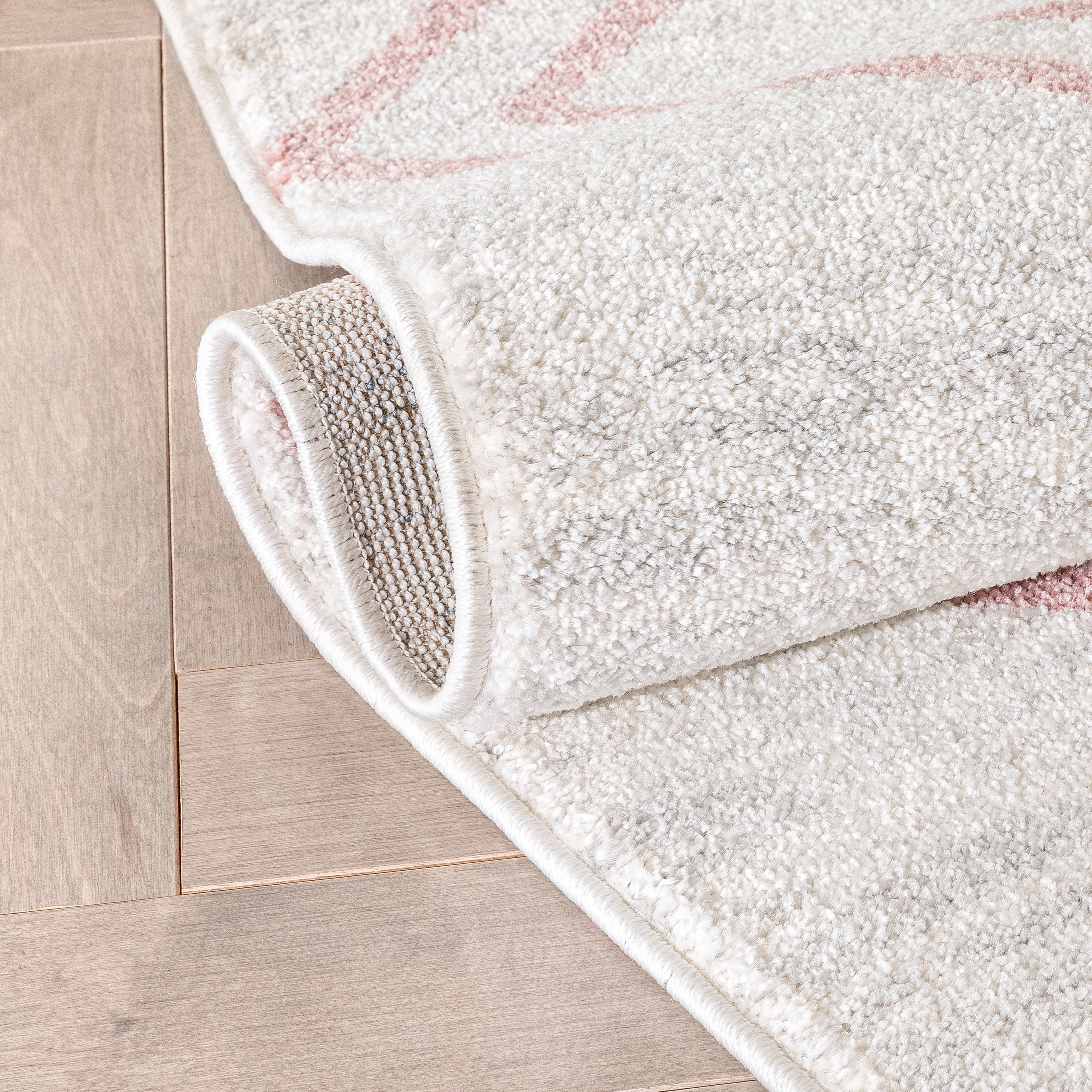 Well Woven Kennedy Chevron Area Rug, 6.58' x 9.25', Cotton Fringe For Authentic Look, Super Soft Pile, Durable, Easy To Clean