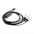 thumbnail image 4 of Black AV Cable HDTV Component Cable Adapter Cord Extension Line Compatible for Console, 4 of 7