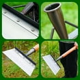 thumbnail image 6 of Ghojet 9.8inch Multifunctional Outdoor Garden Shovel Heavy Duty Steel Cleaning Shovel Flat Shovel Ice Shovel Sharp Planting Weeding Farm Tool for Weeds and Moss Ice Floor, 6 of 10