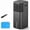 black, variant on Large Room Evaporative Swamp Cooler, 1800CFM Cooling Fan, 3-Gal Tank, 120° Swing, 15H Timer, 4 Modes & 3 Speeds, Quiet Indoor Cooling