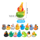 thumbnail image 2 of 15pzs Juguetes De Baño De Adorables Patitos De Hule Para Bebés Xtellar multicolor, 2 of 4