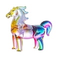 thumbnail image 1 of Figura de caballo de cristal, realista, robusta, decorativa, para mesa, escultura artística Vistoso, 1 of 9
