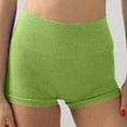 thumbnail image 2 of Women's High Waisted Seamless Shimmer Biker Shorts Butt Lift Workout Yoga Shorts, 2 of 4