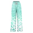 thumbnail image 5 of WRKEKC Women's Printed Wide Leg Lounge Pants with Drawstring Elastic Waist Flowy Comfort Fit Lightweight Breathable Fabric for Casual Outings and Vacation Wear, 5 of 5