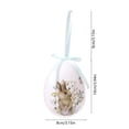 thumbnail image 3 of Easter Foam Egg Decorations, Set of Floral and Polka Dot Foam Easter Eggs, Spring Home Decor for Table Centerpiece, Easter Wreath and Basket Filler, Festive Indoor Outdoor Decor(White,A), 3 of 6