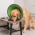 thumbnail image 6 of Breathable Mesh Dog Cone Small Breed Elizabethan Collar Soft Padded Cuff Pet Recovery Collar for Chewing Lick Scratch Protection Post Surgery Grooming Care, S M L XL Sizes, Plastic, XL, 6 of 6