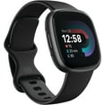 thumbnail image 1 of Fitbit Versa 4 Fitness Smartwatch with Daily Readiness, GPS, 24/7 Heart Rate, 40+ Exercise Modes, Sleep Tracking and more, Black/Graphite, One Size (S & L Bands Included), 1 of 9
