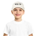thumbnail image 5 of DALIX Father Son Couch Potato Tater Tot Ball Cap Embroidered Hat in Beige, 5 of 7