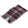 thumbnail image 3 of Wool Plaid Scarf for Women & Men – Lightweight & Warm, Soft Breathable Checkered Scarf, Classic Tartan Wrap for Winter (Multi-Color), 3 of 5