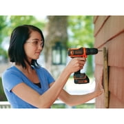 BLACK+DECKER 12-Volt MAX Lithium Drill And 59-Piece Project Kit, BDCDD12PK Tool Sets