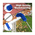 thumbnail image 2 of Gutter Cleaning Brush Roofing Tool with Telescopic Extendable Pole 8.2Ft Guard Cleaner Tool Easy Remove Leave, blue, 2 of 7