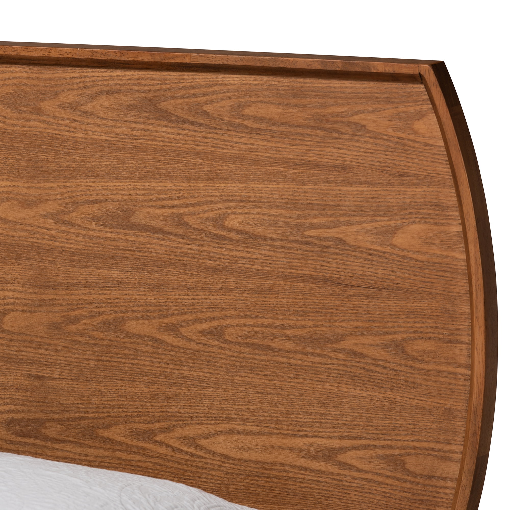 Baxton Studio Yori Brown Finished Wood Twin Size Platform Bed