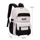 thumbnail image 1 of Mochila para estudiantes de secundaria de gran capacidad, moderna, informal, sencilla, para viajes, con reducción de carga y descompresión, 1 of 6