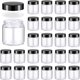 thumbnail image 1 of Frascos de vidrio Norme de 4 oz/120 ml con tapas a prueba de fugas, juego de 24 piezas, 1 of 6