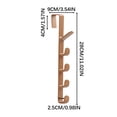 thumbnail image 3 of Pendiente de puerta, gancho de puerta, percha de ropa para pared, diseño sin costuras, ajustable, metal resistente, para dormitorio, hanger de puerta para ropa, organizador de ropa, fácil de, 3 of 8
