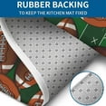 thumbnail image 4 of Football on Field Pattern Bathroom Rugs Sets 3 Piece,Toilet Cover Set,Absorbent Non Slip Bathroom Mats Sets with U-Shaped Contour Rug Toilet Rug Set, 4 of 5