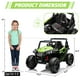 thumbnail image 2 of Yeshouse 12V niños montar en camión con Control remoto de los padres, coche eléctrico con suspensión de resor, luces Led, conexión inalámbrica, reproductor de música, 2 of 7