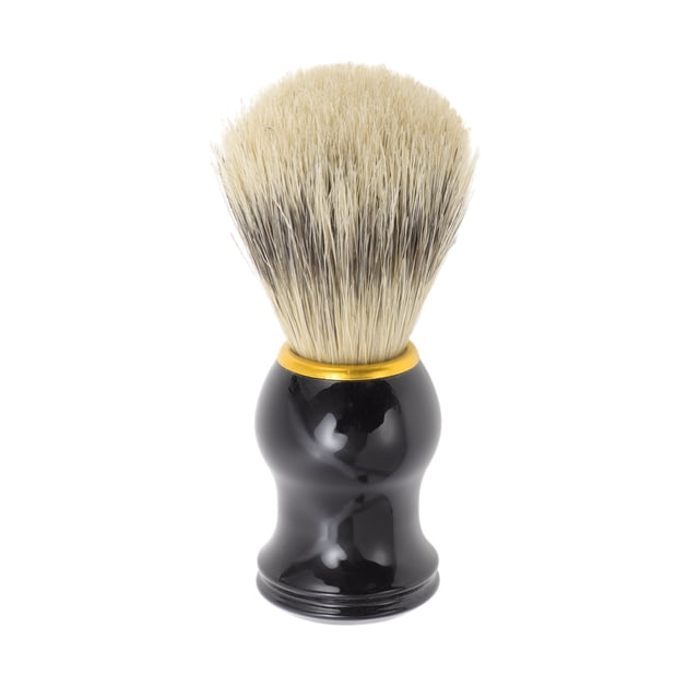Ofertas Únicas 1 Pc Cepillo de Afeitar Duradero para el Hogar 4.13"x1.46" Mango de ABS Negro Cabello de Nylon