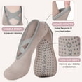 thumbnail image 4 of Loritta Non Slip Socks for Women Pilates Socks with Grippers for Workout, Ballet, Hospital 6 Packs, 4 of 6