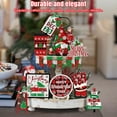 thumbnail image 5 of 14Pcs Christmas Tiered Tray Decor Xmas Tree Wooden Rustic Farmhouse Ornament, 5 of 10
