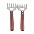 thumbnail image 2 of Hicess 2Pcs Meat Shredder Food Grade Rust-proof Metal BPA Free Meat Pork Shredder Claw BBQ Supplies for Home, 2 of 8
