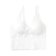 thumbnail image 1 of Guardurnaity Sujetador deportivo sin costuras suave y elástico para mujer, ropa interior ligera y cómoda para mujer Ropa interior Blanco, 1 of 5