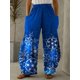 thumbnail image 1 of Otoño e invierno, impresión 3d, tendencia europea y americana, serie navideña, pantalones de pierna ancha para mujer, 1 of 6