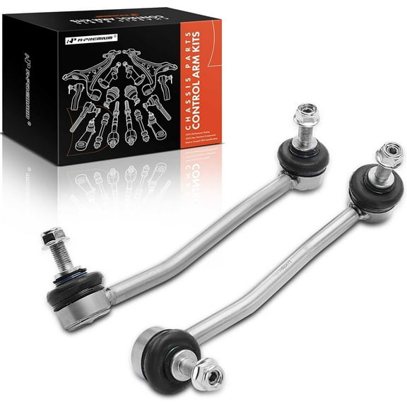 A-Premium Front Sway Bar Link Stabilizer Link Compatible with Tesla S 2012 2013 2014 2015 2016 RWD Replace# 600709800A, 600891500A 2-PC Set