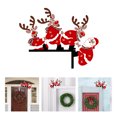 thumbnail image 2 of GiLiling Christmas Door Frame Decoration Santa Wooden Sign DIY Xmas Door Corne Decor Door Corner Creatives Home for Home Doors Windows Walls Party Craft Decorations, 2 of 5