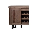 thumbnail image 5 of Alpine Furniture Prairie Wood Dining Sideboard with Wine Holder in Natural-Black, 5 of 6