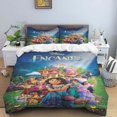 thumbnail image 4 of Juego de cama de tres piezas con estampado de dibujos animados de Disney Encanto, con funda de almohada, para niños o adultos, para tamaño King, Queen, Full y Twin, 4 of 5