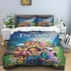 thumbnail image 3 of Juego de cama de tres piezas con estampado de dibujos animados de Disney Encanto, con funda de almohada, para niños o adultos, para tamaño King, Queen, Full y Twin, 3 of 4
