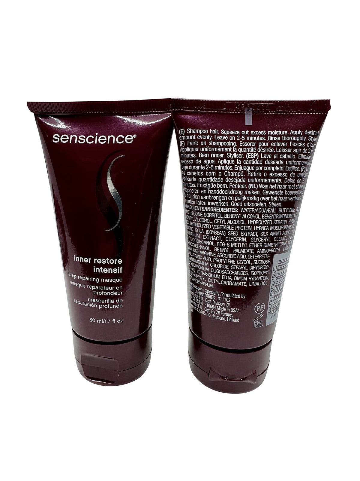 Senscience Inner Restore Intensif Deep Replenishing Mask Dry, Damaged Hair 1.7 oz Set of 2