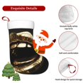 thumbnail image 5 of Disketp Golden Lips Modern Sculpture Christmas Stockings, Xmas Stocking for Family Holiday Season Décor, Personalized Holiday Indoor Decorations, 5 of 7