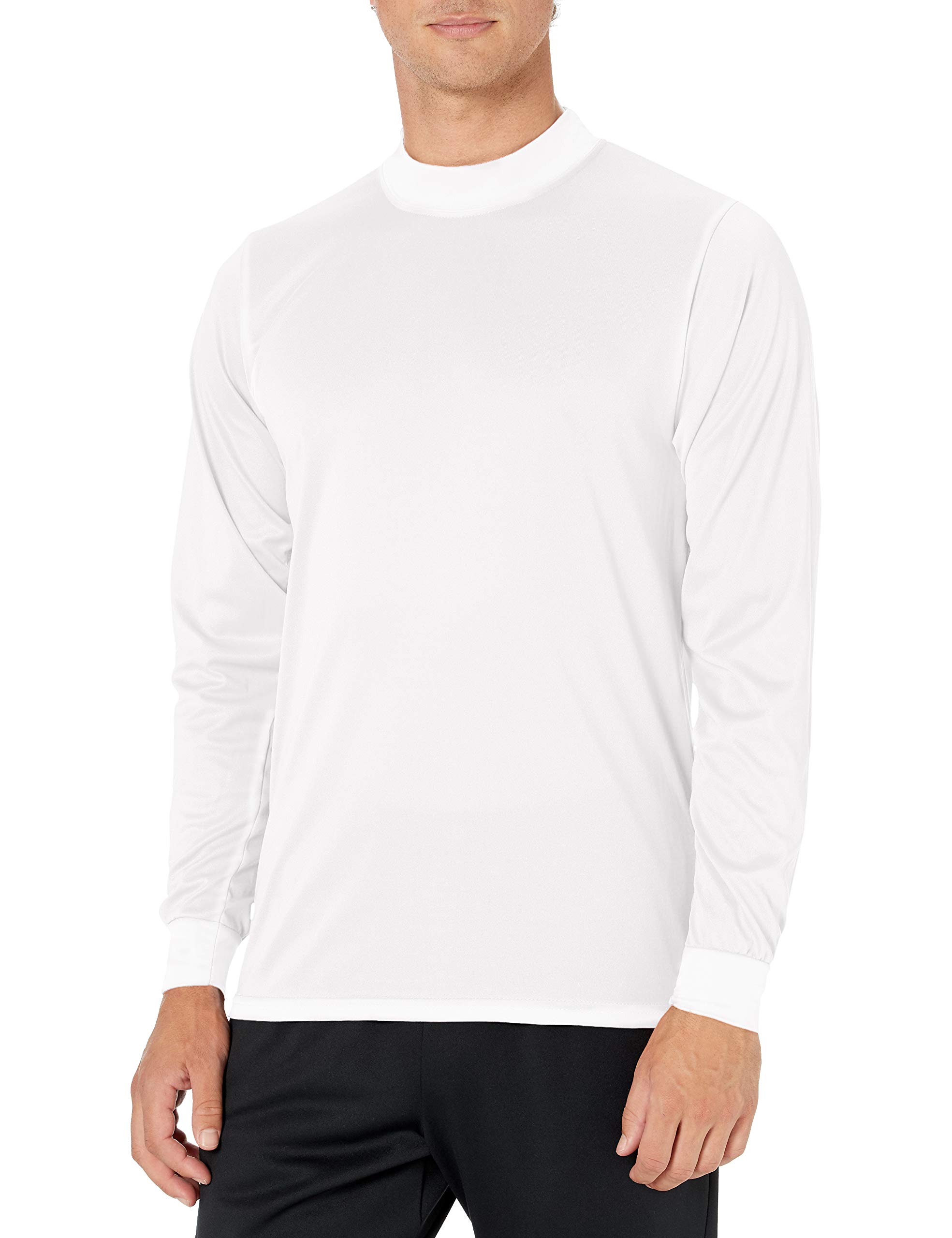 wicking mock turtleneck