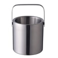thumbnail image 3 of 1300ml Straight Ice Container Ice Bucket with Handle - Silver, 3 of 4