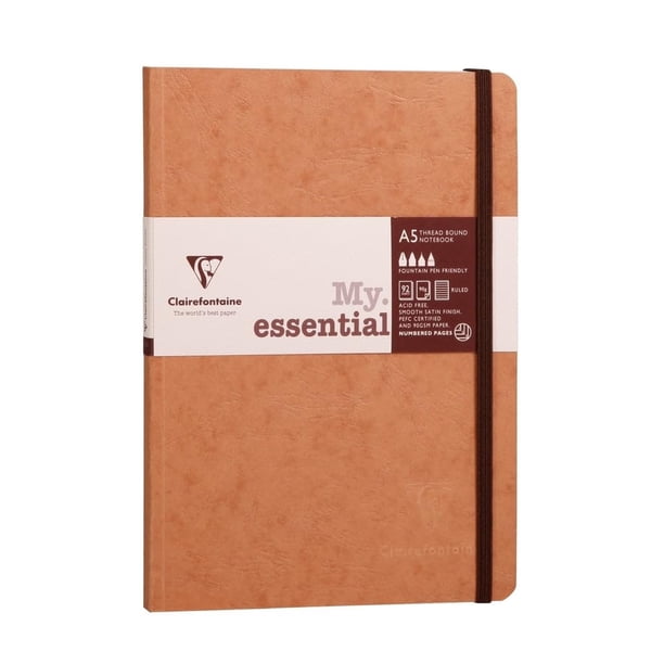 Libreta Clairefontaine 'Age Bag' encuadernada con rosca A5 192 páginas
