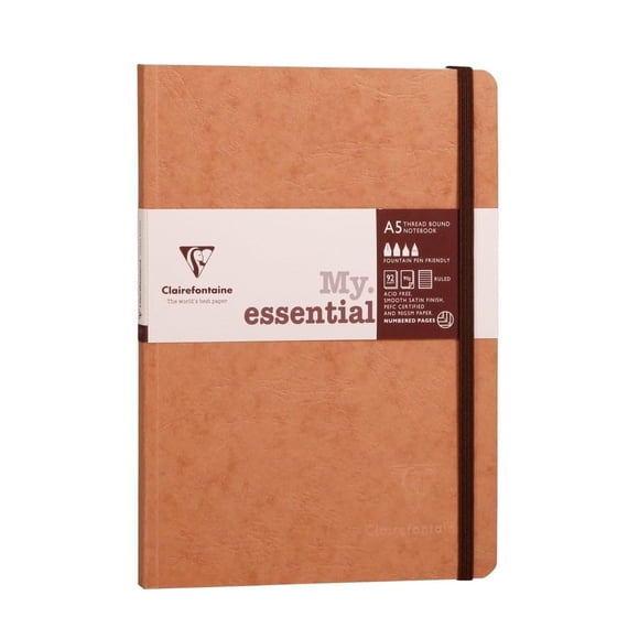 Libreta Clairefontaine 'Age Bag' encuadernada con rosca A5 192 páginas
