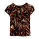 thumbnail image 1 of Blusa de jersey de ladrillo Style&co. con ondas suaves para Mujer rojo grande, 1 of 2
