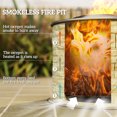 thumbnail image 4 of Outsunny Smokeless Fire Pit with Mat, 20" Firepit, Magnesium Oxide, Yellow, 4 of 10