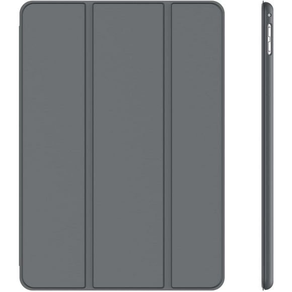 JETech Coque pour Apple iPad Pro 9,7 Pouces (Modèle 2016), Coque Intelligente avec Fonction Veille/sommeil Automatique, Gris Foncé