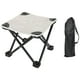 thumbnail image 4 of Taburete de campamento Taburete plegable portátil Silla pequeña Reposapiés Asiento Taburete plegable para acampar Taburete plegable para exterior Play con bolso, 4 of 8